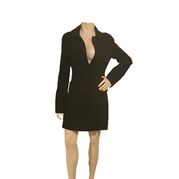 Tulle Jackets & Blazers - Tulle Black Pea Coat